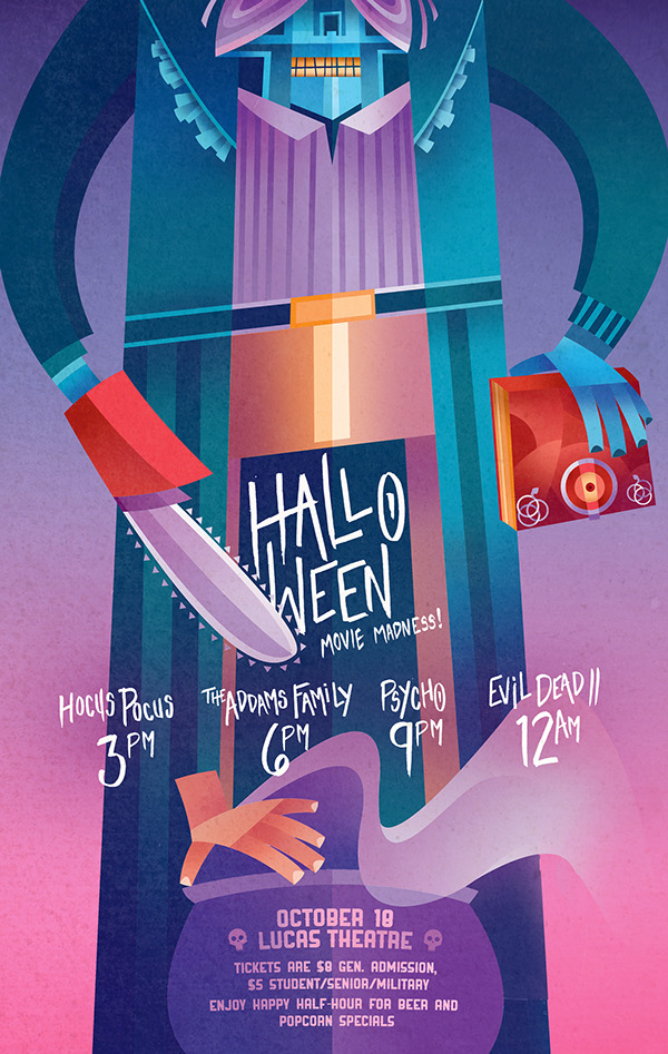 Sean-Loose-Lucas-Theatre-Event-Posters-Halloween