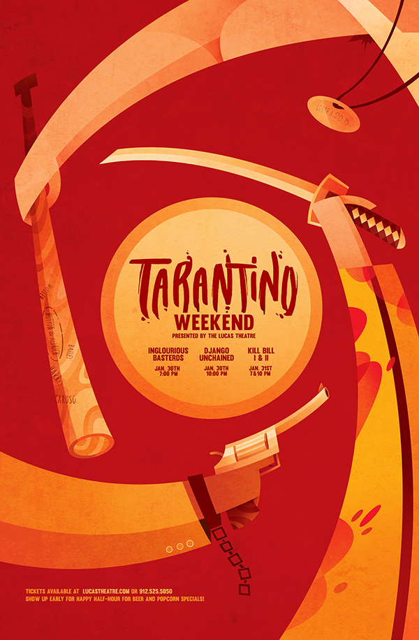 Sean-Loose-Lucas-Theatre-Event-Posters-Tarantino