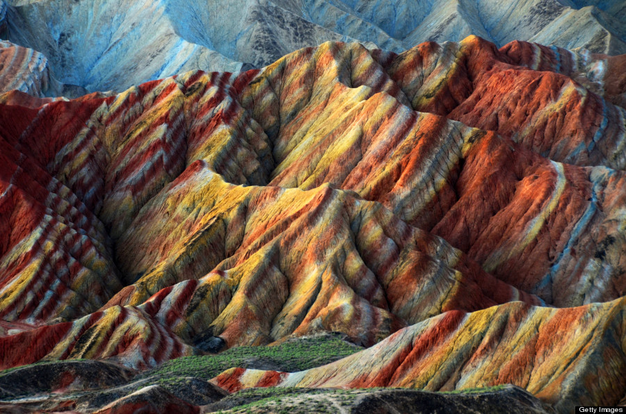 Danxia Landform - Rainbow Mountains