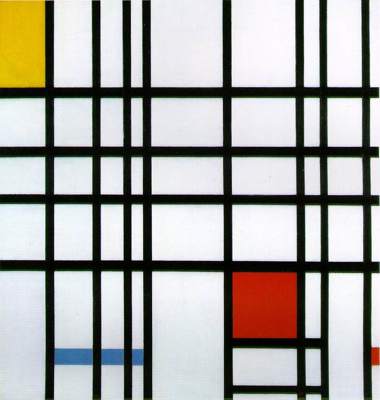 Composição com vermelho,amarelo e azul (1935-1942)