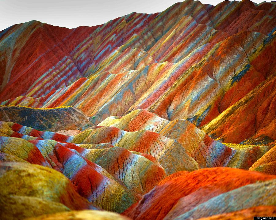 Danxia Landform - Rainbow Mountains