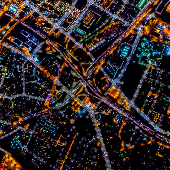 Aerial view Los Angeles