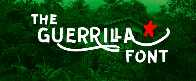 Guerrilla font free
