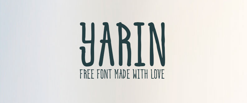 Yarin free font