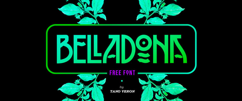 Belladona free font