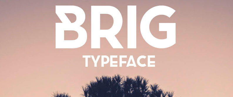 brig free font