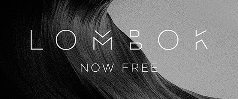 Lombok free font