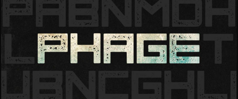Phage free font