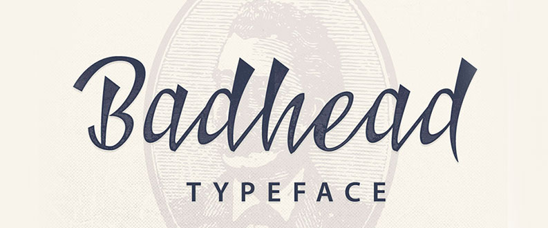 Badhead free font