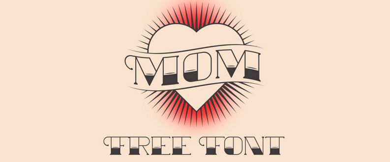 Mom free font