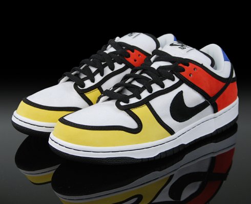 Tênis Nike inspirado na obra de Piet Mondrian 