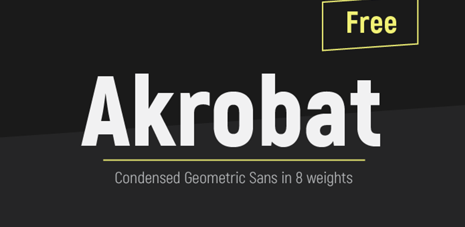 akrobat-free-font