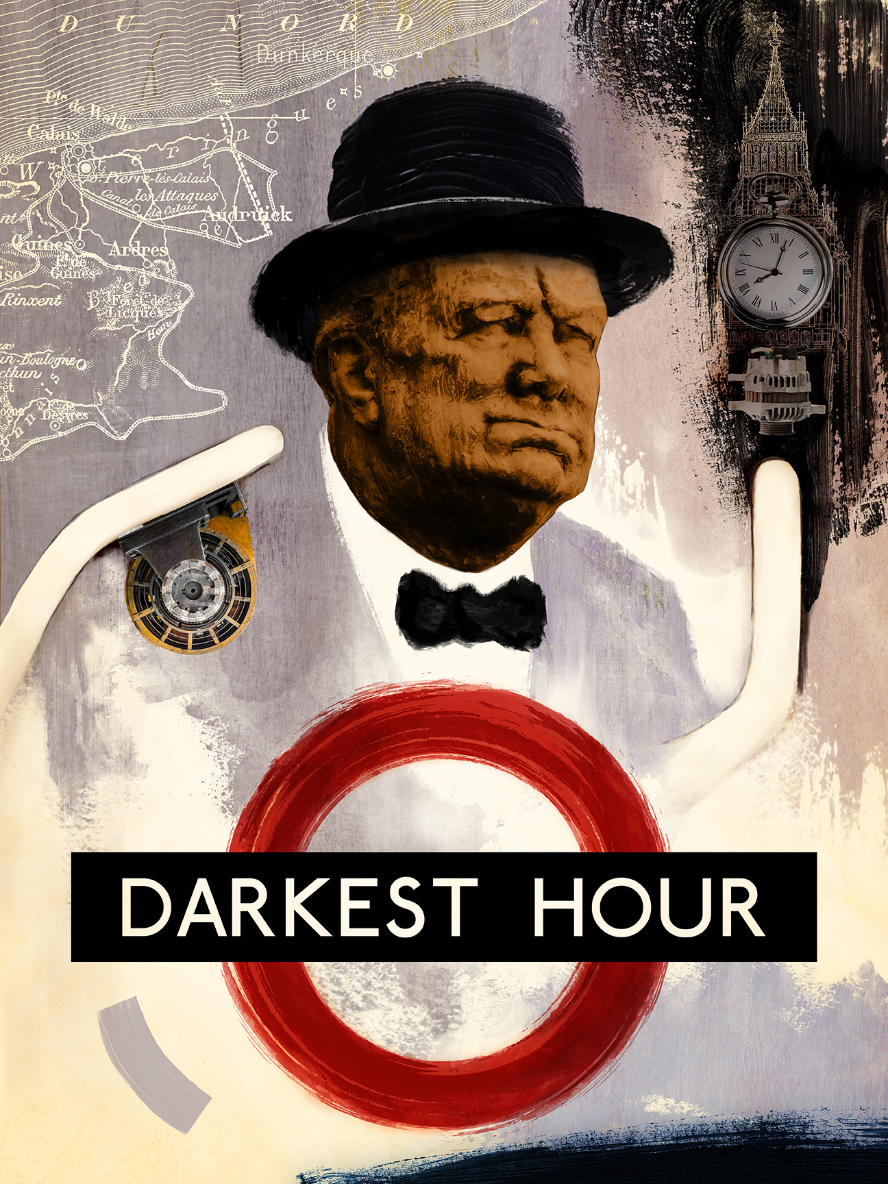 Darkest Hour - inspired by Richard Hamilton, designed by Alice Li:Shutterstock