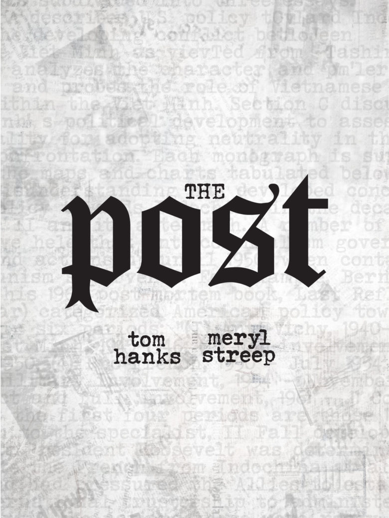 The Post - inspired by Ed Ruscha, designed by Jenny Forrest:Shutterstock