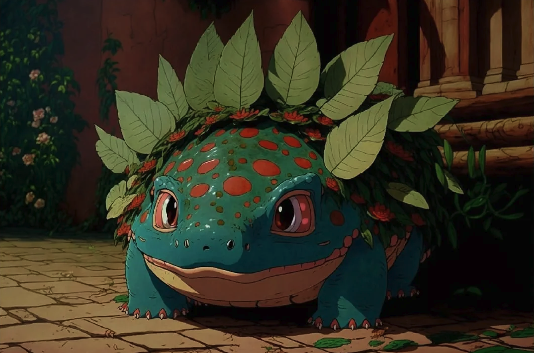 Pokemon ao estilo Studio Ghibli